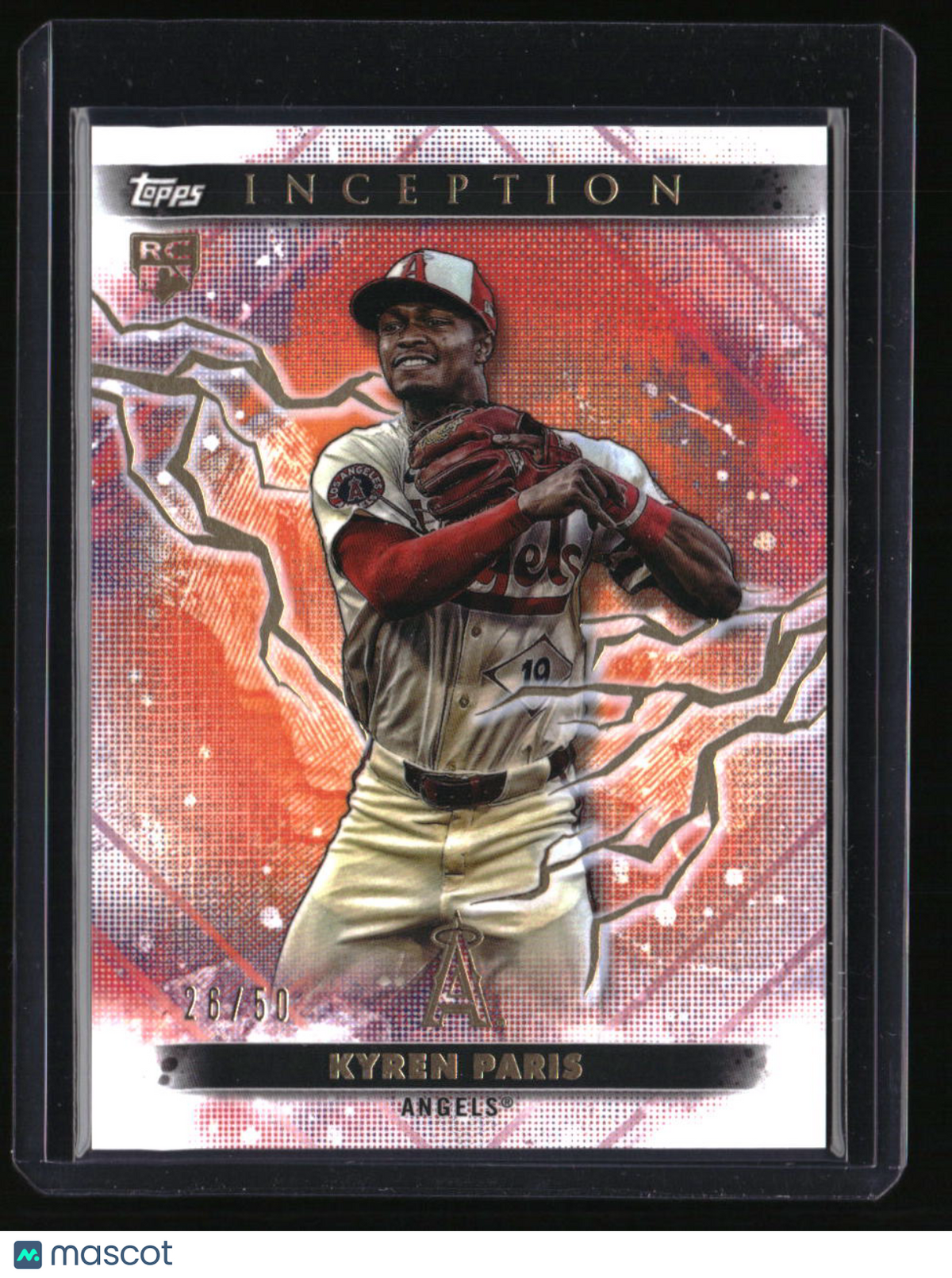 2024 Topps Inception Kyren Paris Gold Electricity #/50