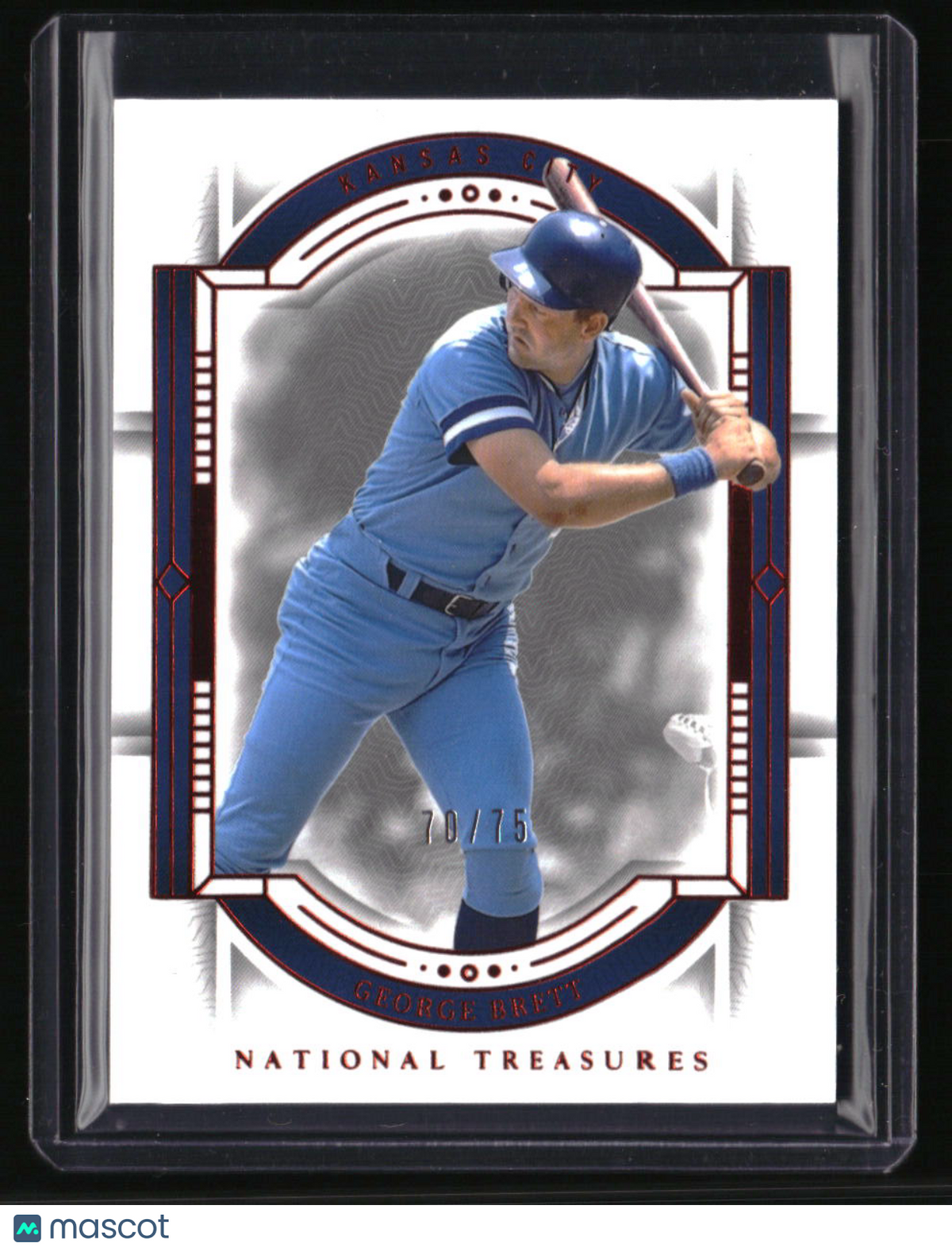 2024 Panini National Treasures George Brett Red #/75