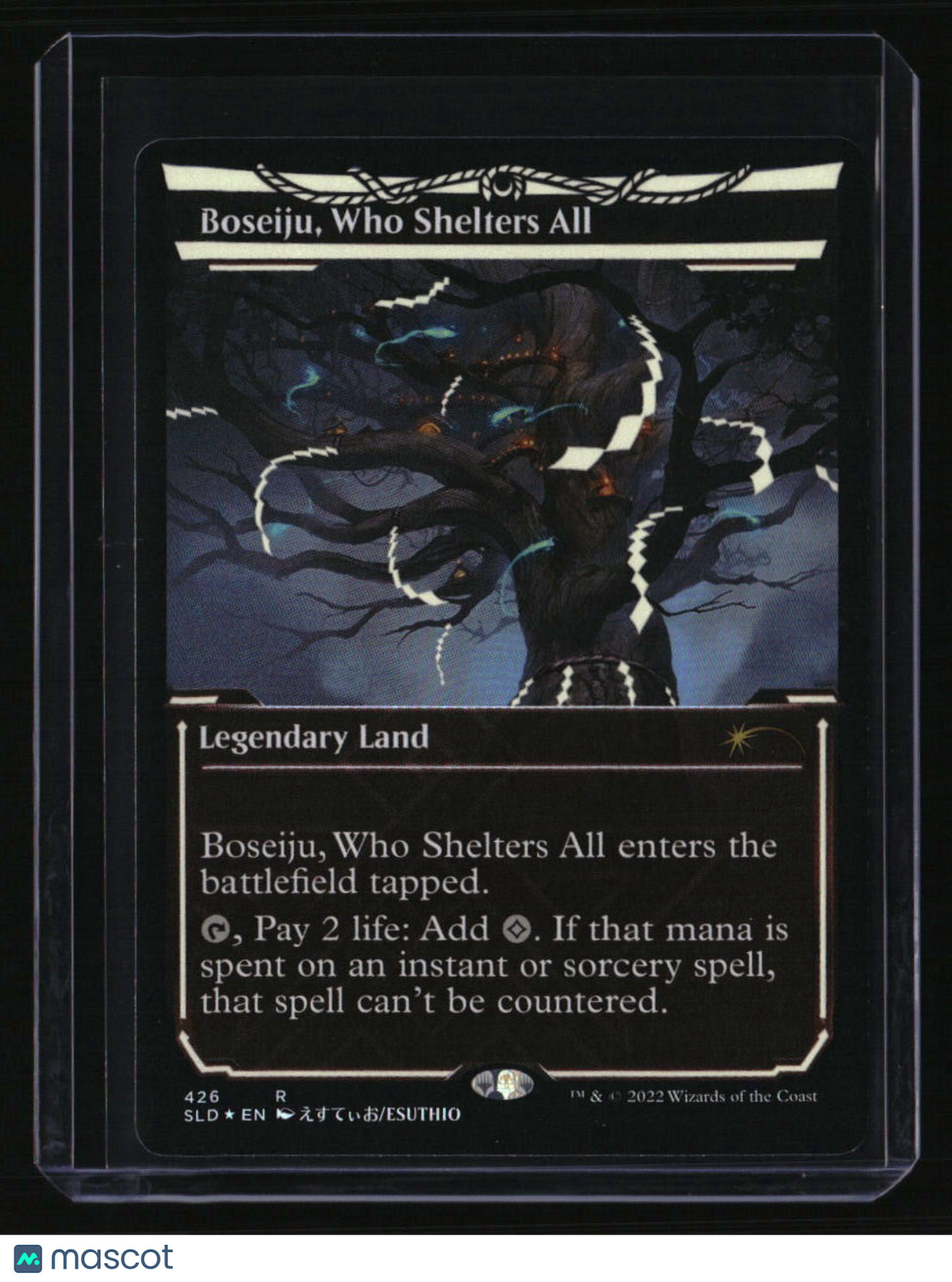 Secret Lair Drop Series Boseiju, Who Shelters All (Neon Yellow) Foil