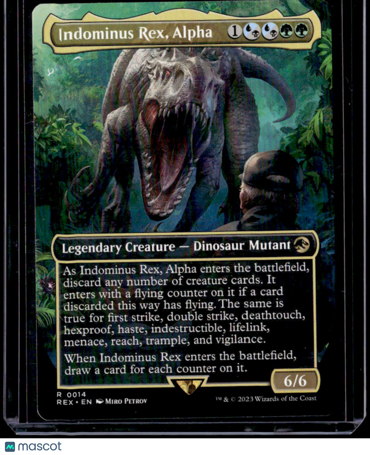 Universes Beyond: Jurassic World Collection Indominus Rex, Alpha (Borderless)