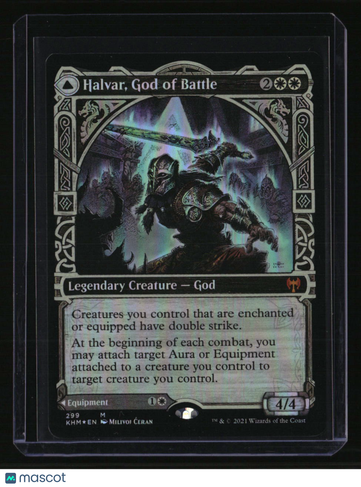 Kaldheim Halvar, God of Battle (Showcase) Foil