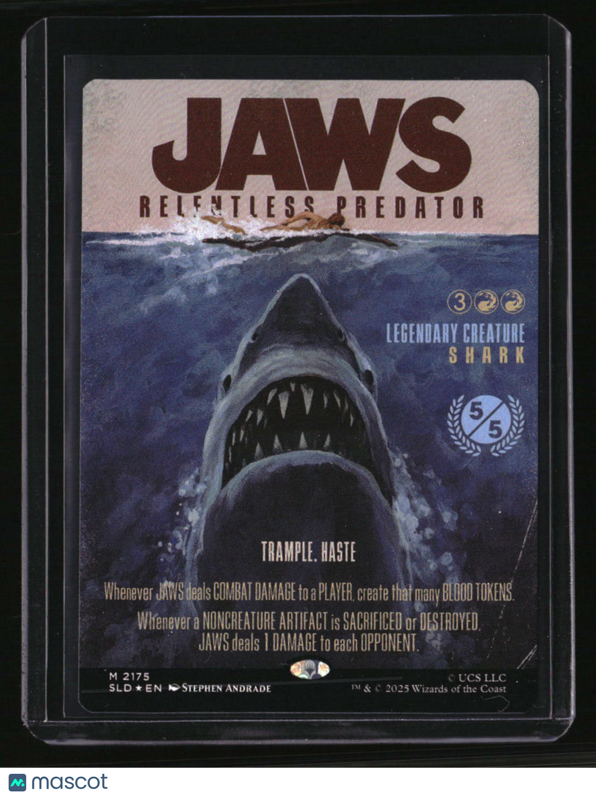 Secret Lair Drop Series Rainbow Foil Jaws, Relentless Predator