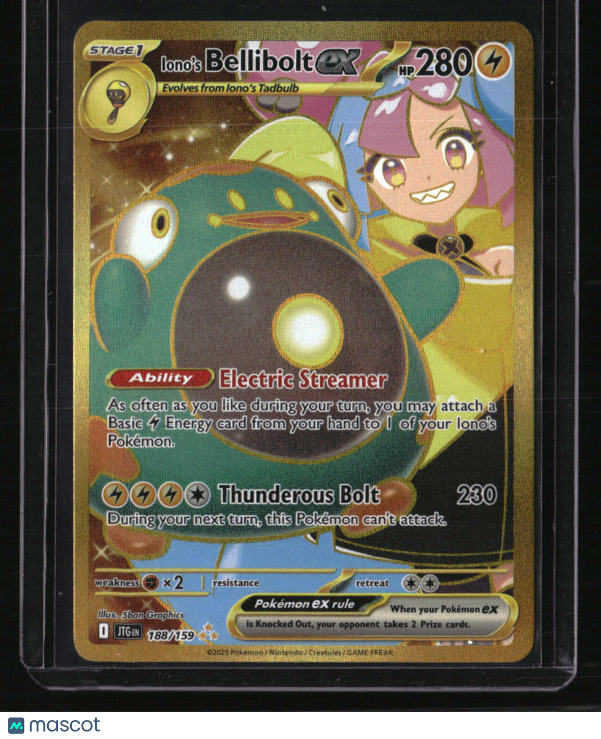 SV09: Journey Together Iono's Bellibolt ex