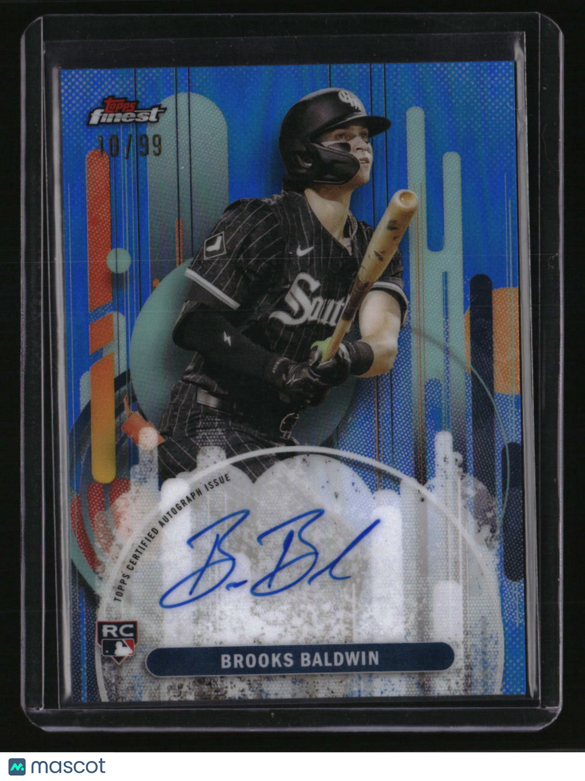 2025 Finest Brooks Baldwin Finest Autographs Blue #/99