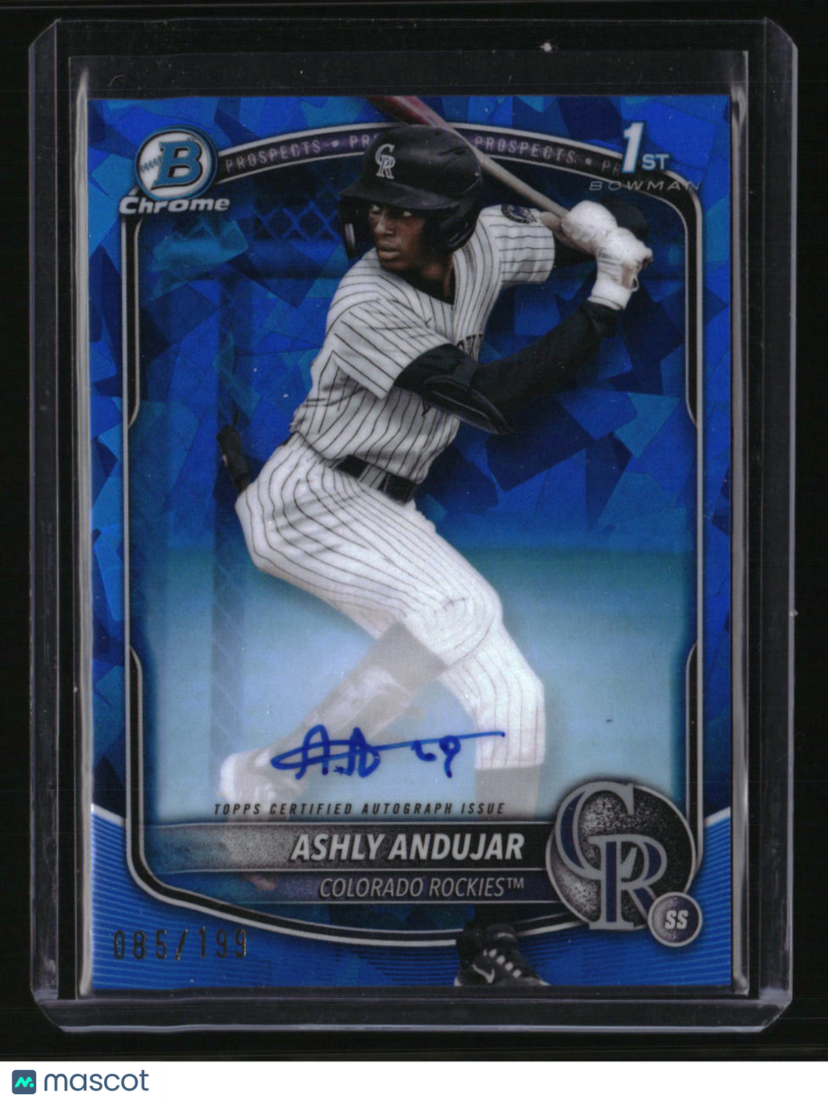2025 Bowman Sapphire Edition Ashly Andujar Autographs #/199