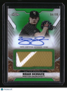 2025 Topps Pro Debut Noah Schultz Pro Debut Jumbo Relic Autographs Green #/99