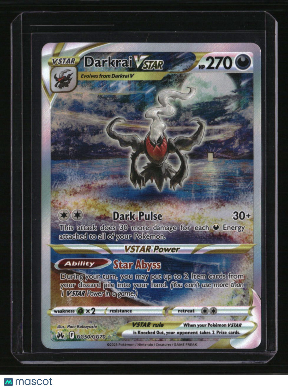 Crown Zenith: Galarian Gallery Darkrai VSTAR