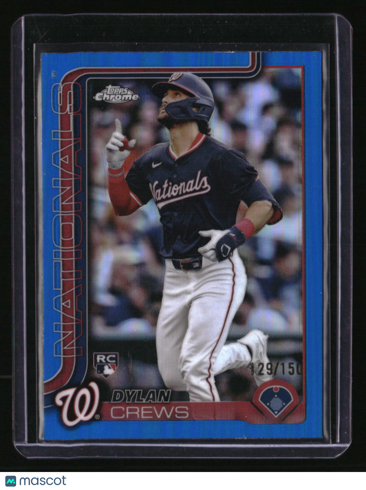 2025 Topps Dylan Crews Blue Holo Foil #/150