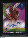 2024-25 Finest UEFA Club Competitions Trey Nyoni Base Auto Pink Prism #/125
