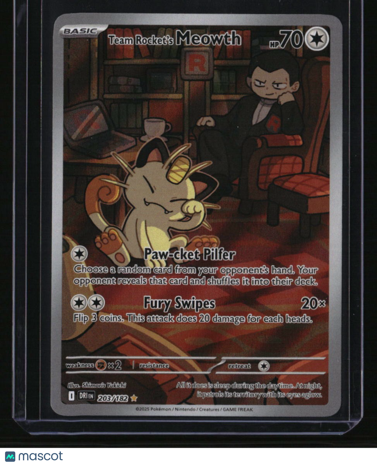 SV10: Destined Rivals Team Rocket's Meowth