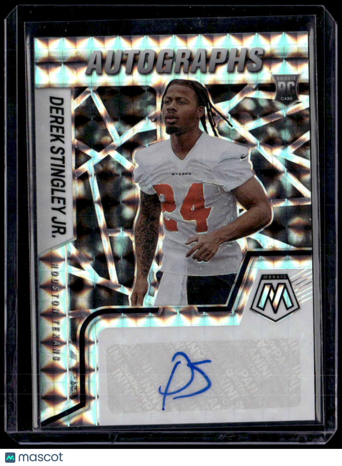 2022 Panini Mosaic Derek Stingley Jr. Rookie Autographs Mosaic