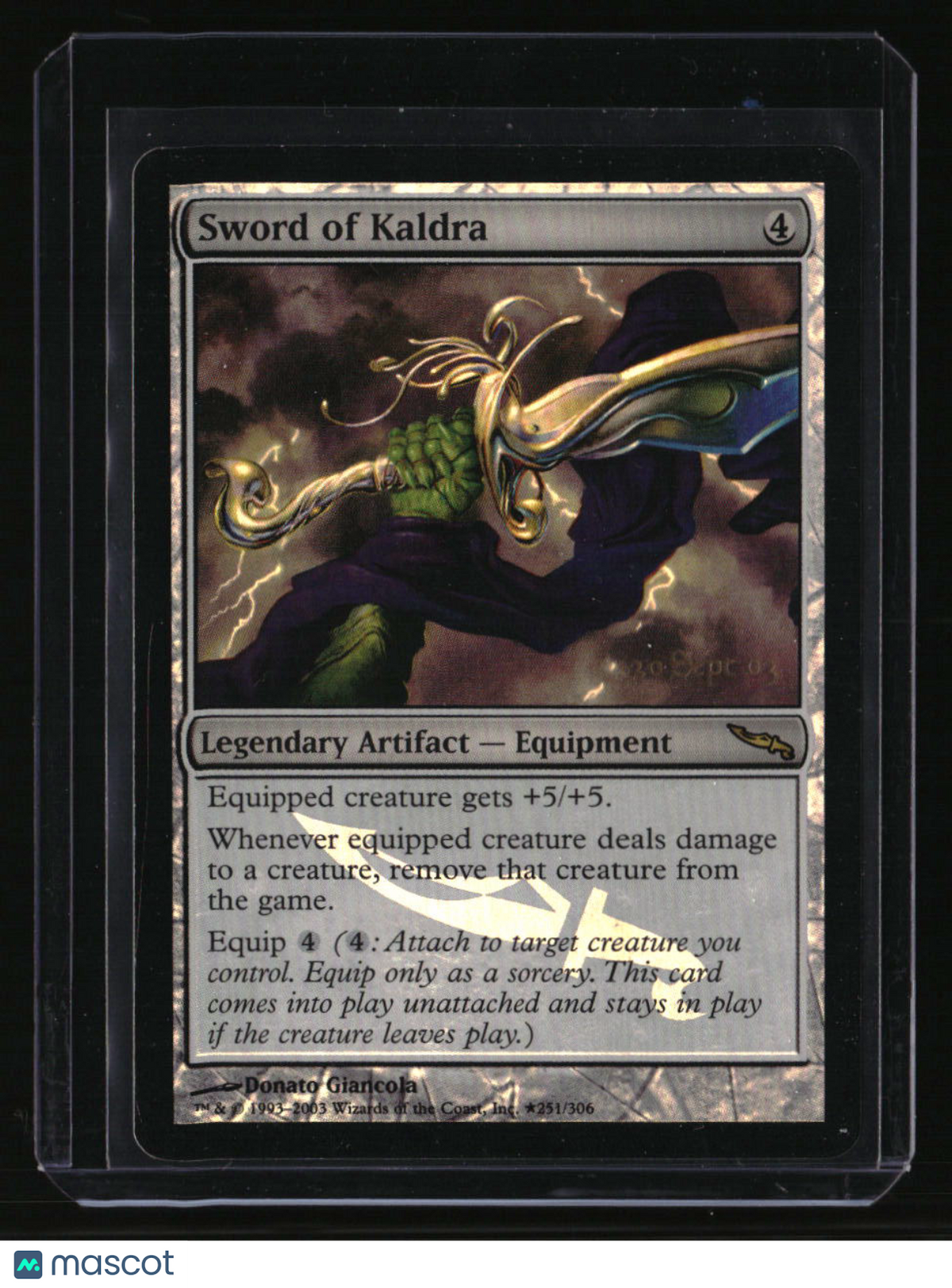 Prerelease Cards Sword of Kaldra