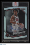 2024-25 Panini Prizm Black Amen Thompson Base Autographs Silver Prizms