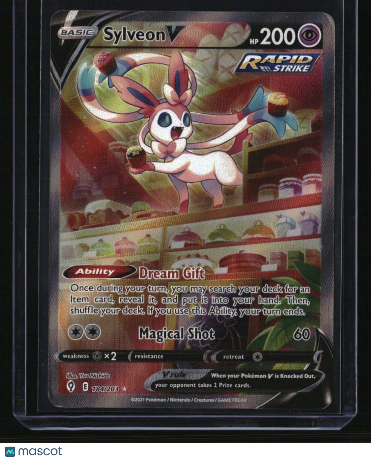SWSH07: Evolving Skies Sylveon V (Alternate Full Art)