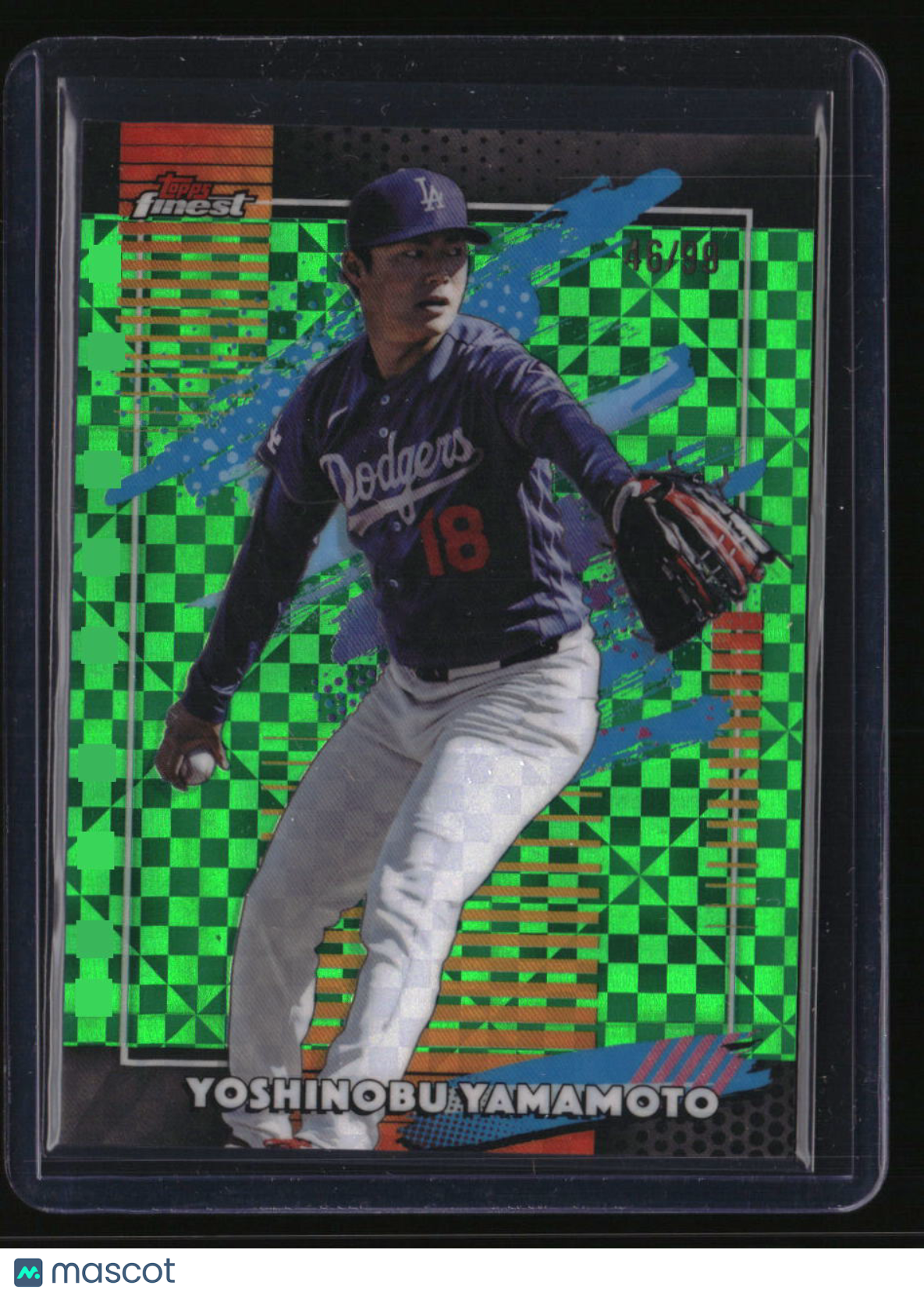 2026 Finest Yoshinobu Yamamoto Green X-Fractors #/99
