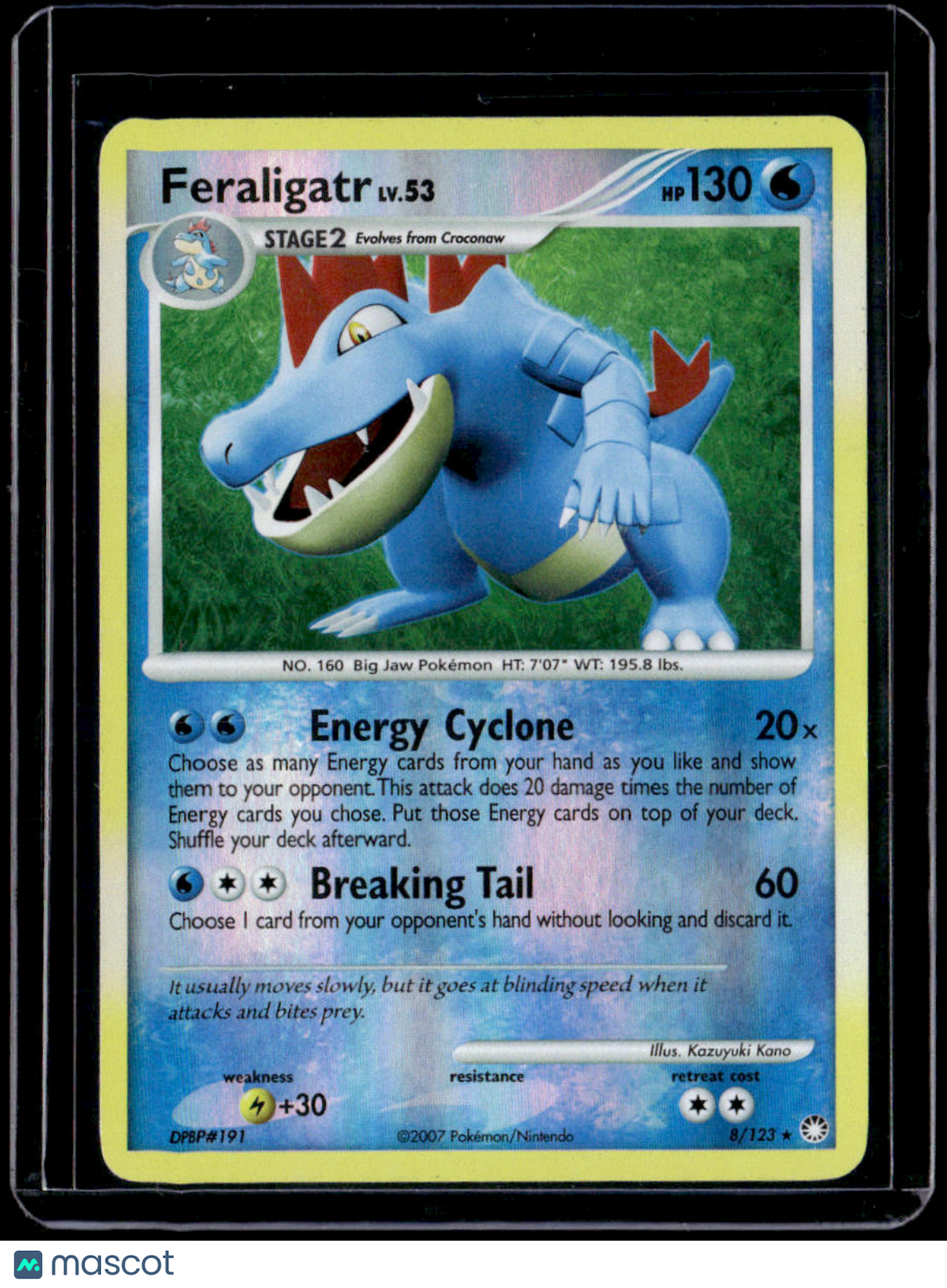 Mysterious Treasures Feraligatr Reverse Holo
