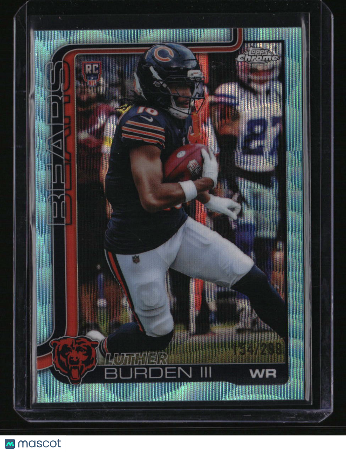 2025 Topps Chrome Luther Burden III Teal Wave Refractor #/299