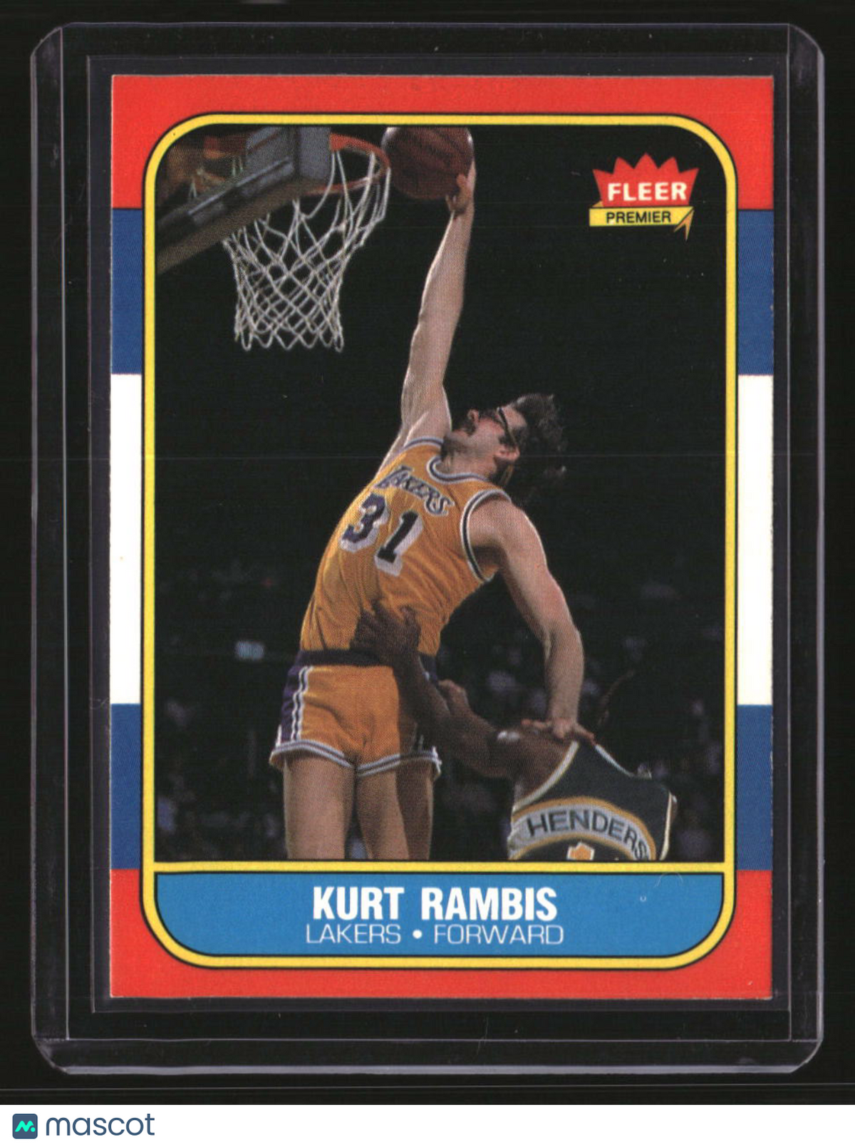 1986-87 Fleer Kurt Rambis