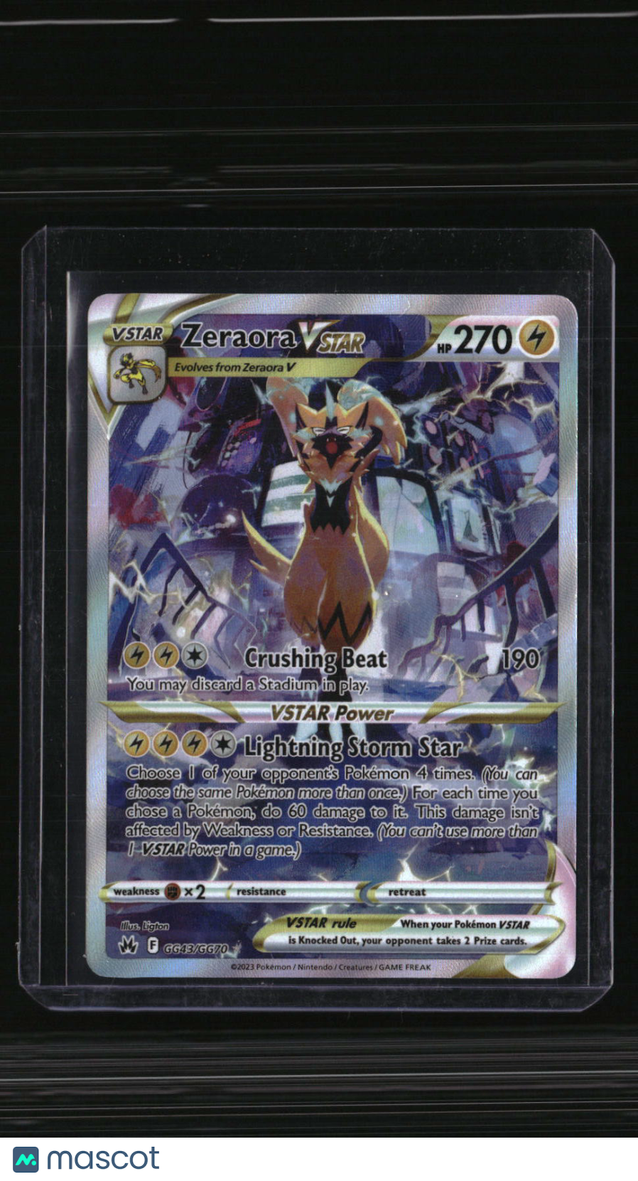 S12a: VSTAR Universe Zeraora VSTAR