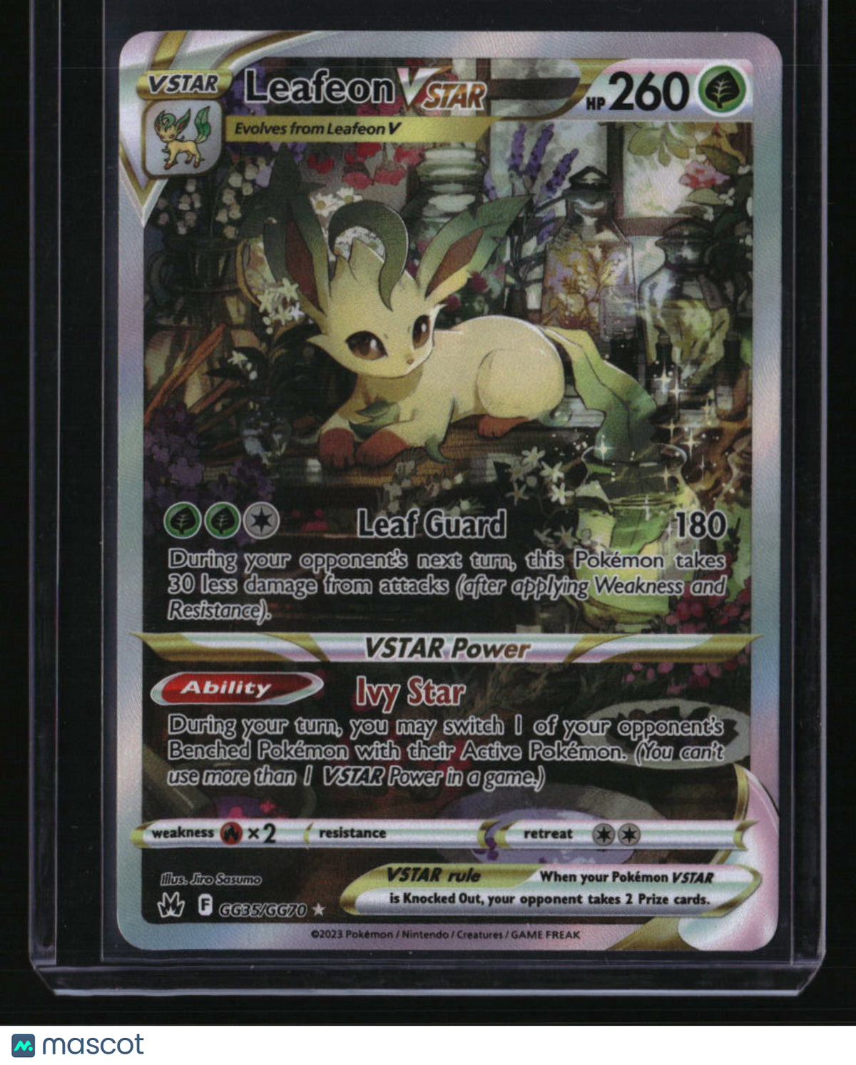 SWSH: Crown Zenith: Galarian Gallery Leafeon VSTAR