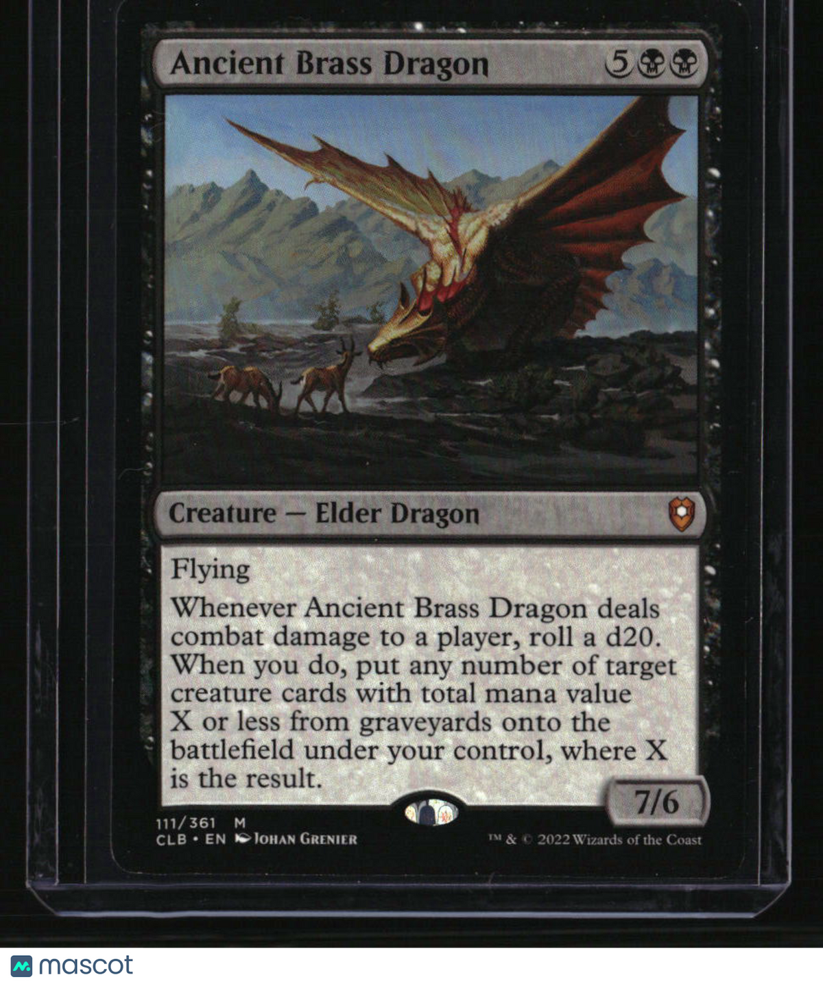 Commander Legends: Battle for Baldur's Gate Ancient Brass Dragon