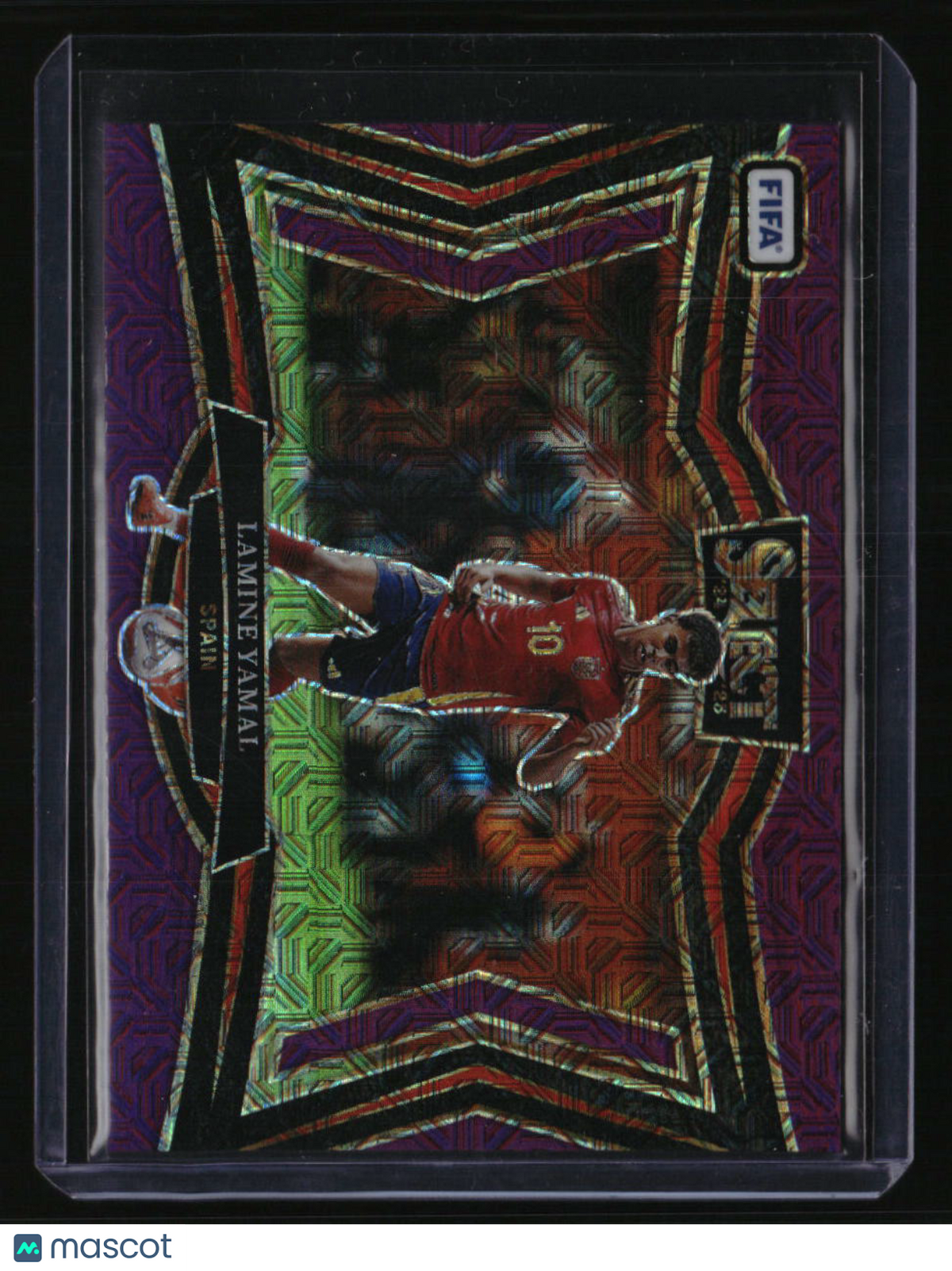 2024-25 Panini Select FIFA Lamine Yamal Purple Mojo