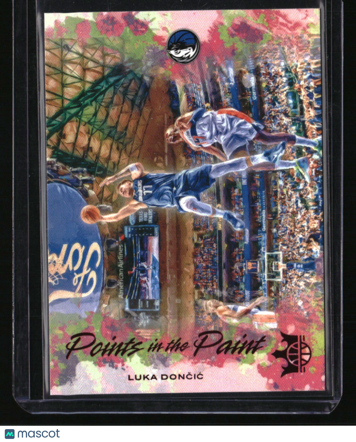 2019-20 Panini Court Kings Luka Doncic Points in the Paint Ruby #/149