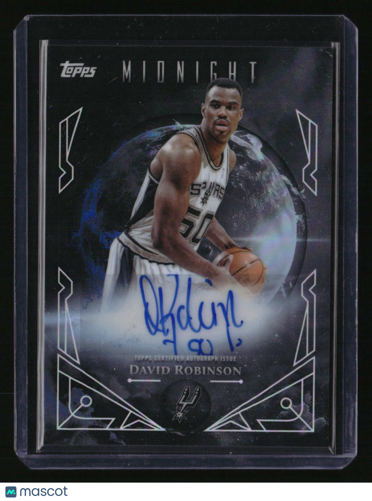 2025-26 Topps Midnight David Robinson Midnight Sun Signatures