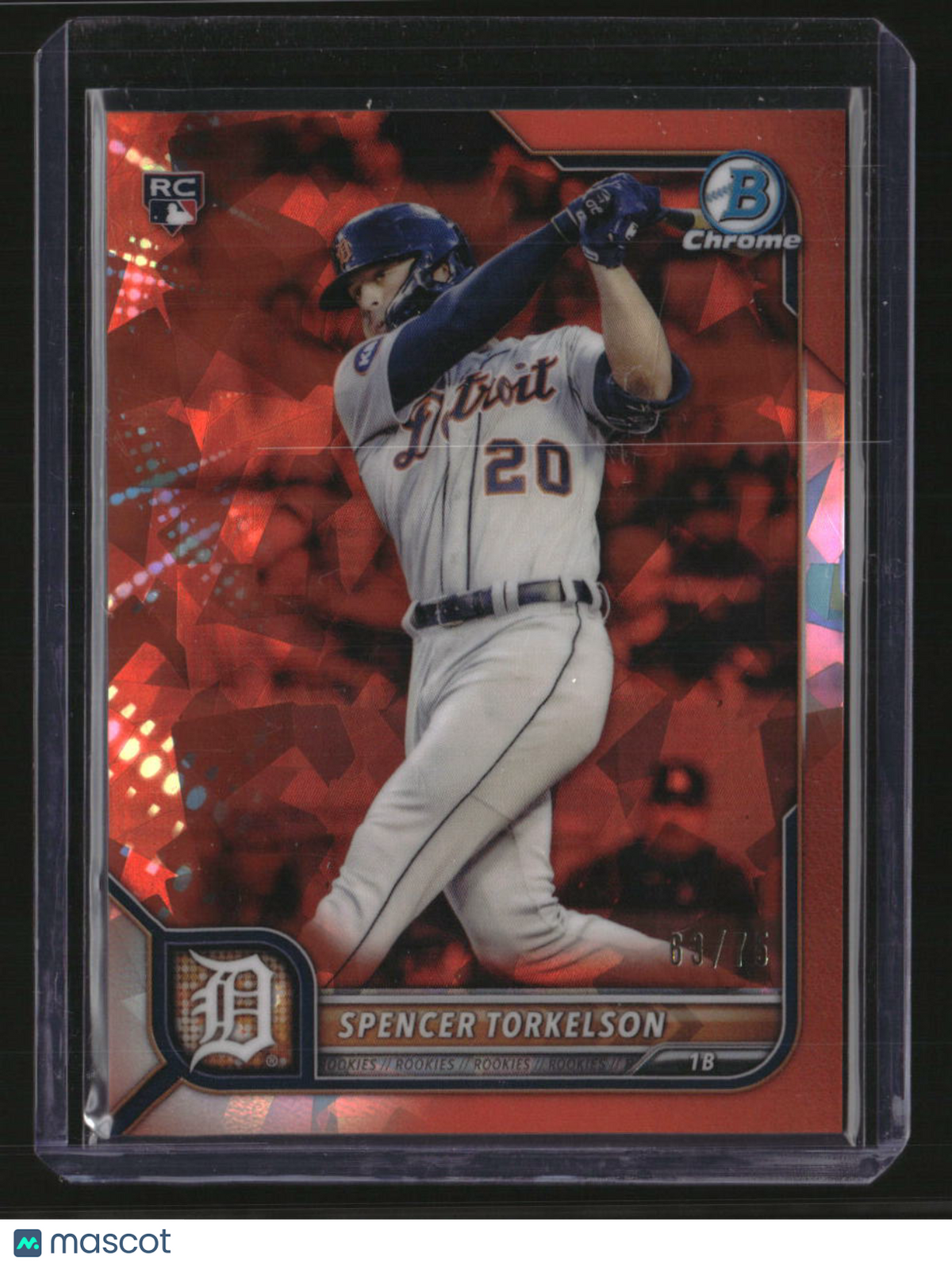 2022 Bowman Chrome Sapphire Edition Spencer Torkelson Orange #/75