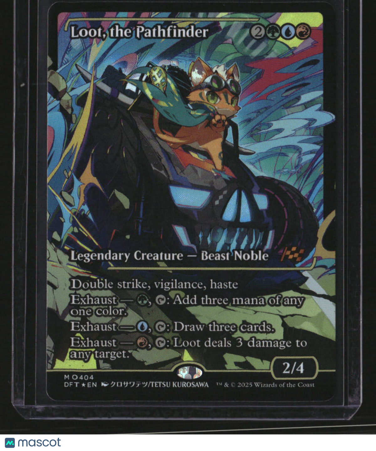 Aetherdrift Loot, the Pathfinder (Showcase) Foil