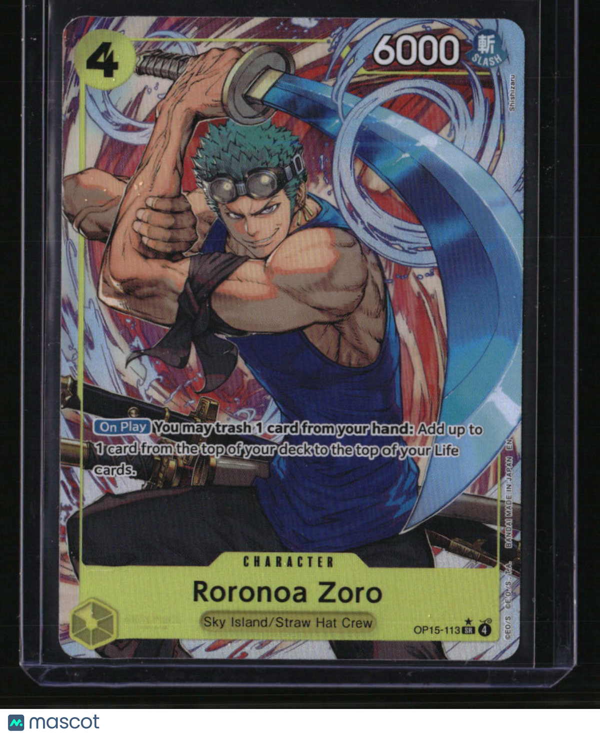 Adventure on Kami's Island Roronoa Zoro (OP15-113) (Alternate Art)