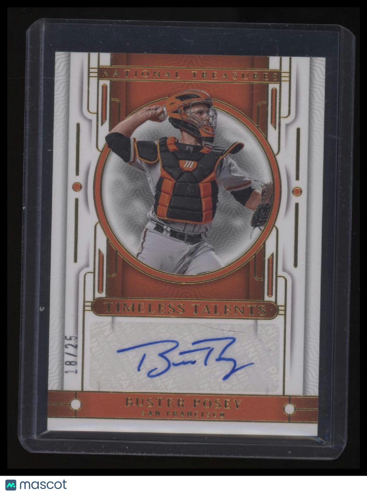 2024 Panini National Treasures Buster Posey Timeless Talents Signatures #/25