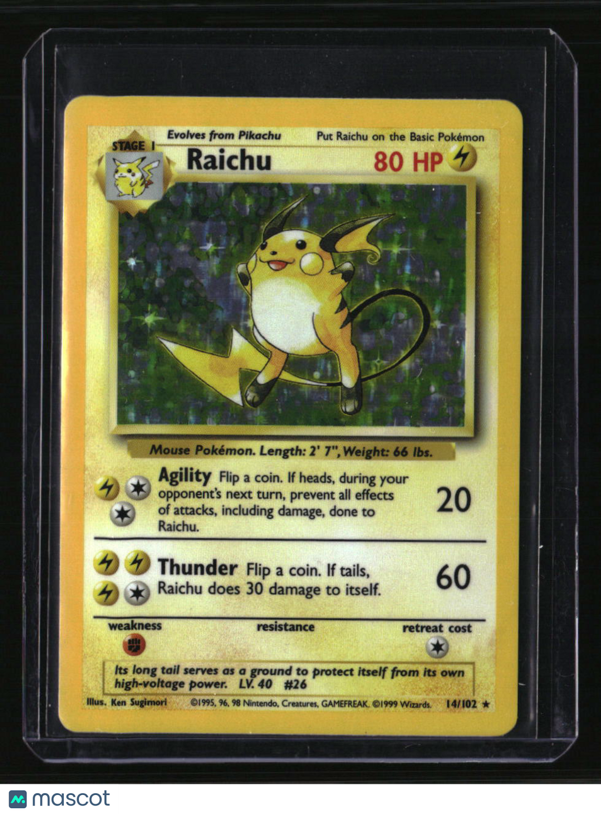 Base Set Raichu Holo