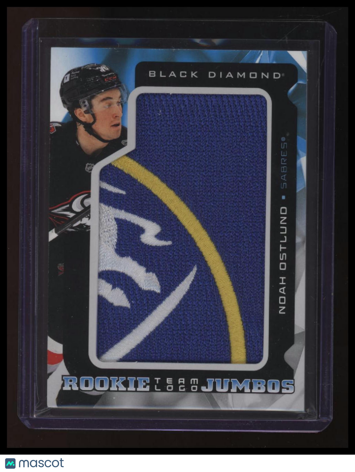 2025-26 Upper Deck Black Diamond Noah Ostlund Team Logo Jumbo Rookies