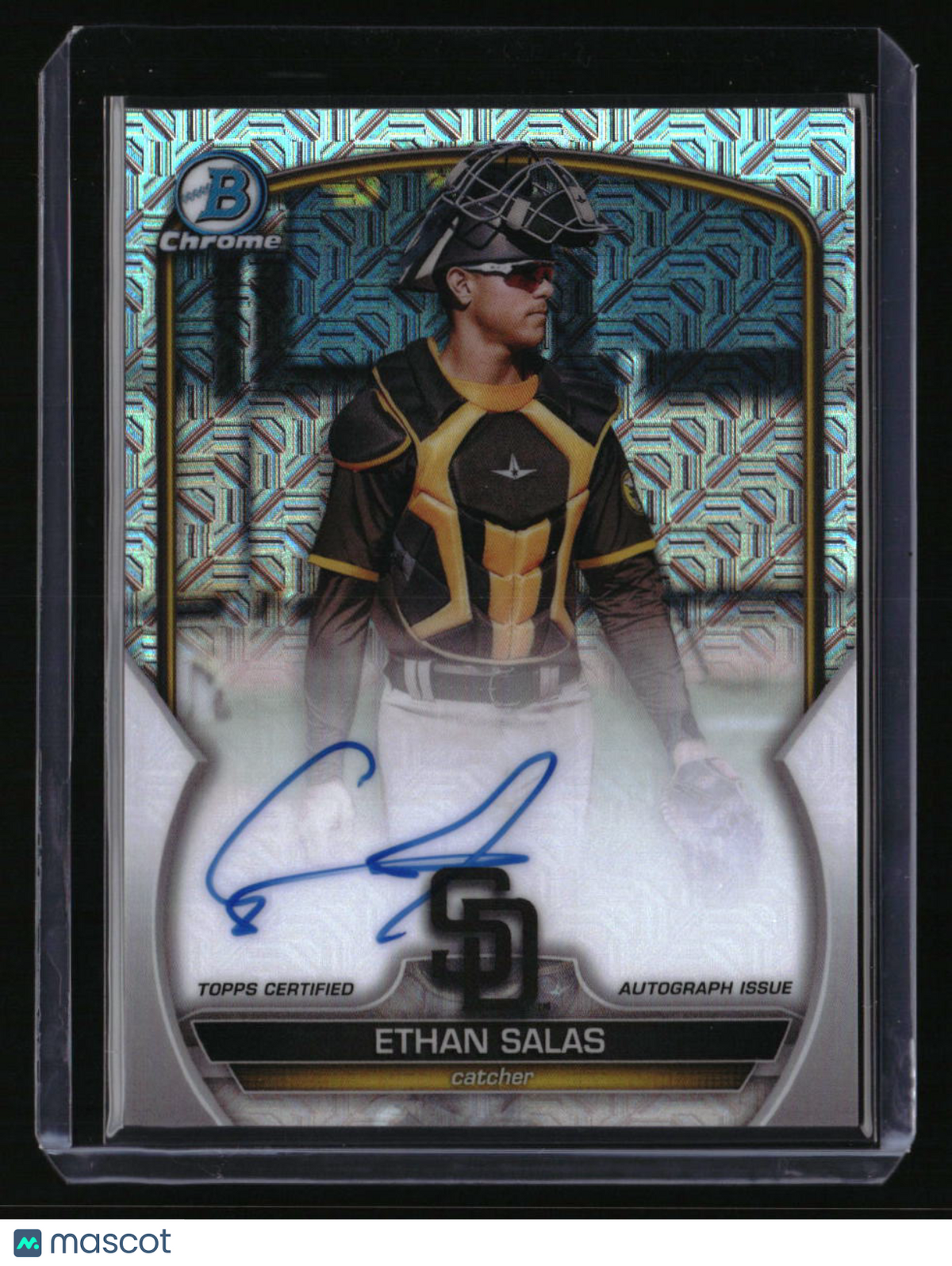 2023 Bowman Chrome Ethan Salas Mojo Chrome Autographs