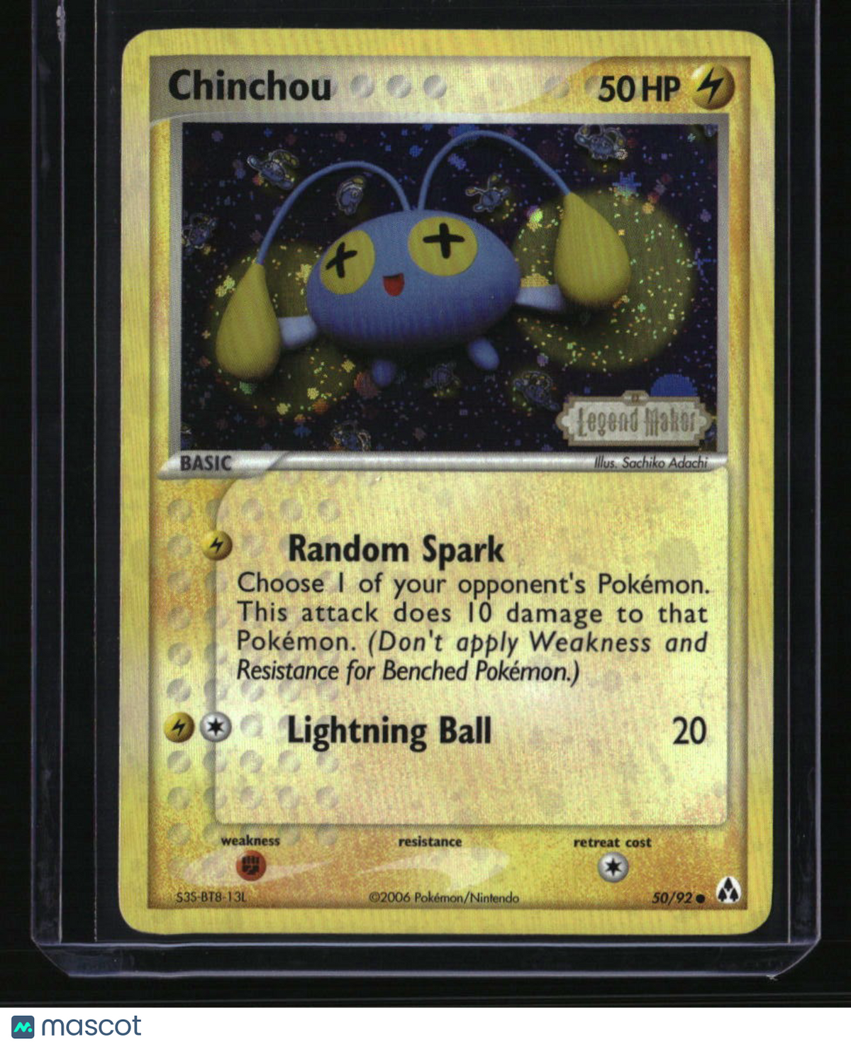 EX Legend Maker Chinchou Reverse Holo