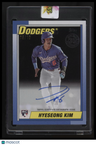 2025 Topps Update Hyeseong Kim 35th Anniversary Autographs Black #/10