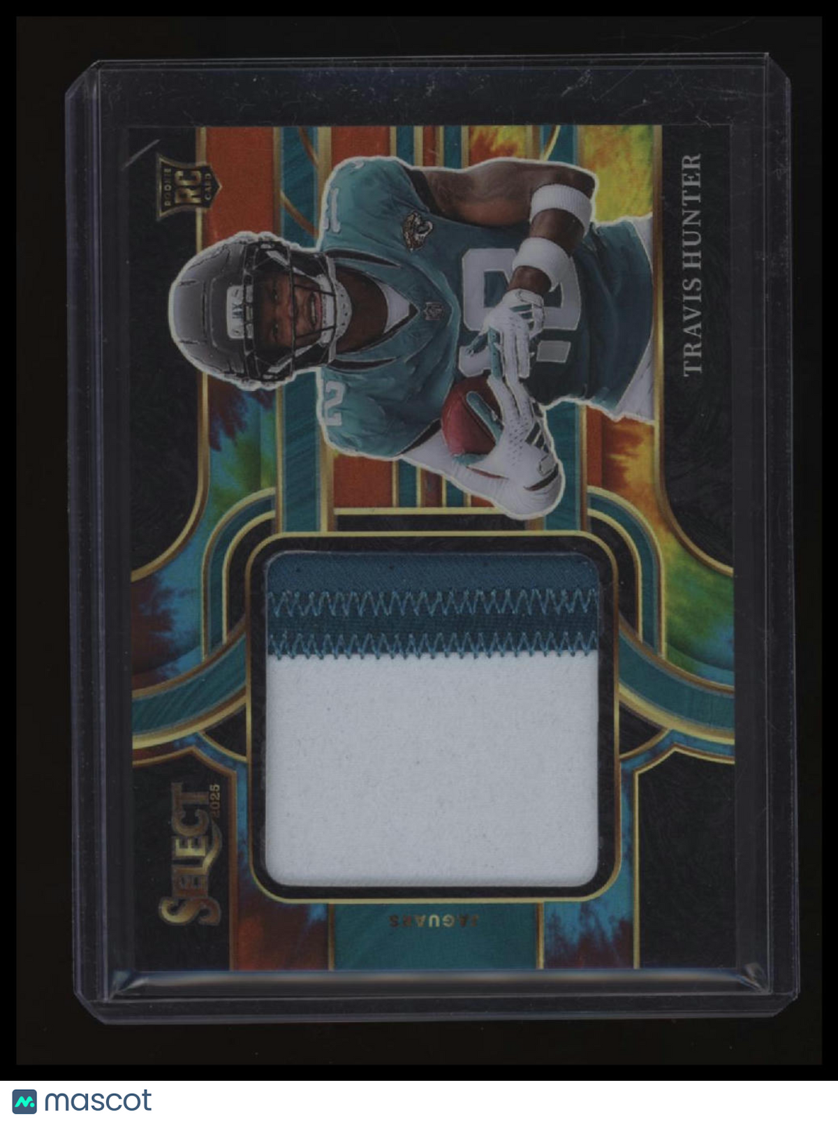 2025 Panini Select Travis Hunter Jumbo Rookie Swatch Tie-Dye Prizm #/25