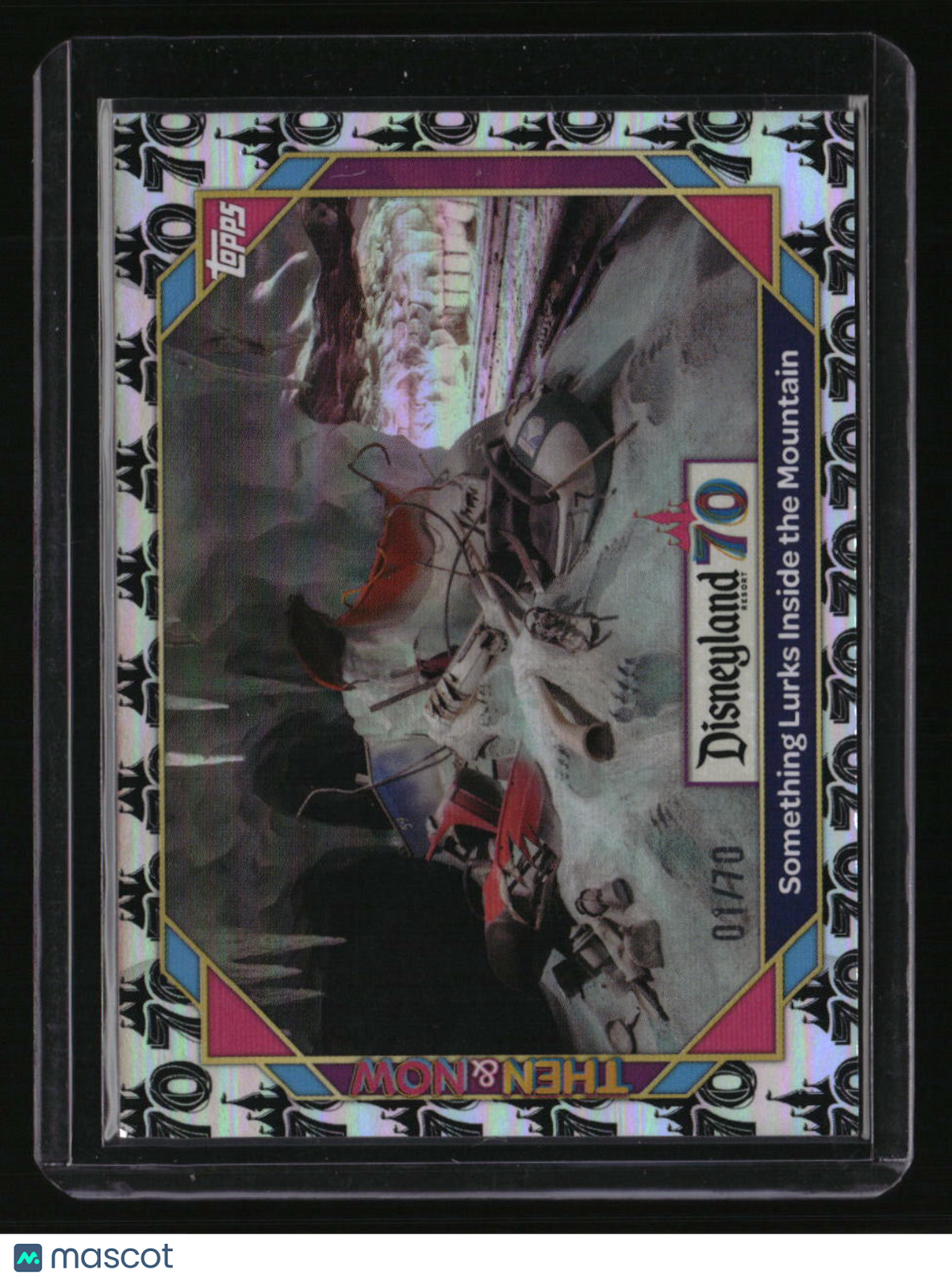 2025 Topps Disneyland Something Lurks Inside the Mountain 70th Anniversary Foil