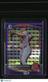 2025 Bowman Draft JJ Wetherholt Chrome Purple Geometric #/250