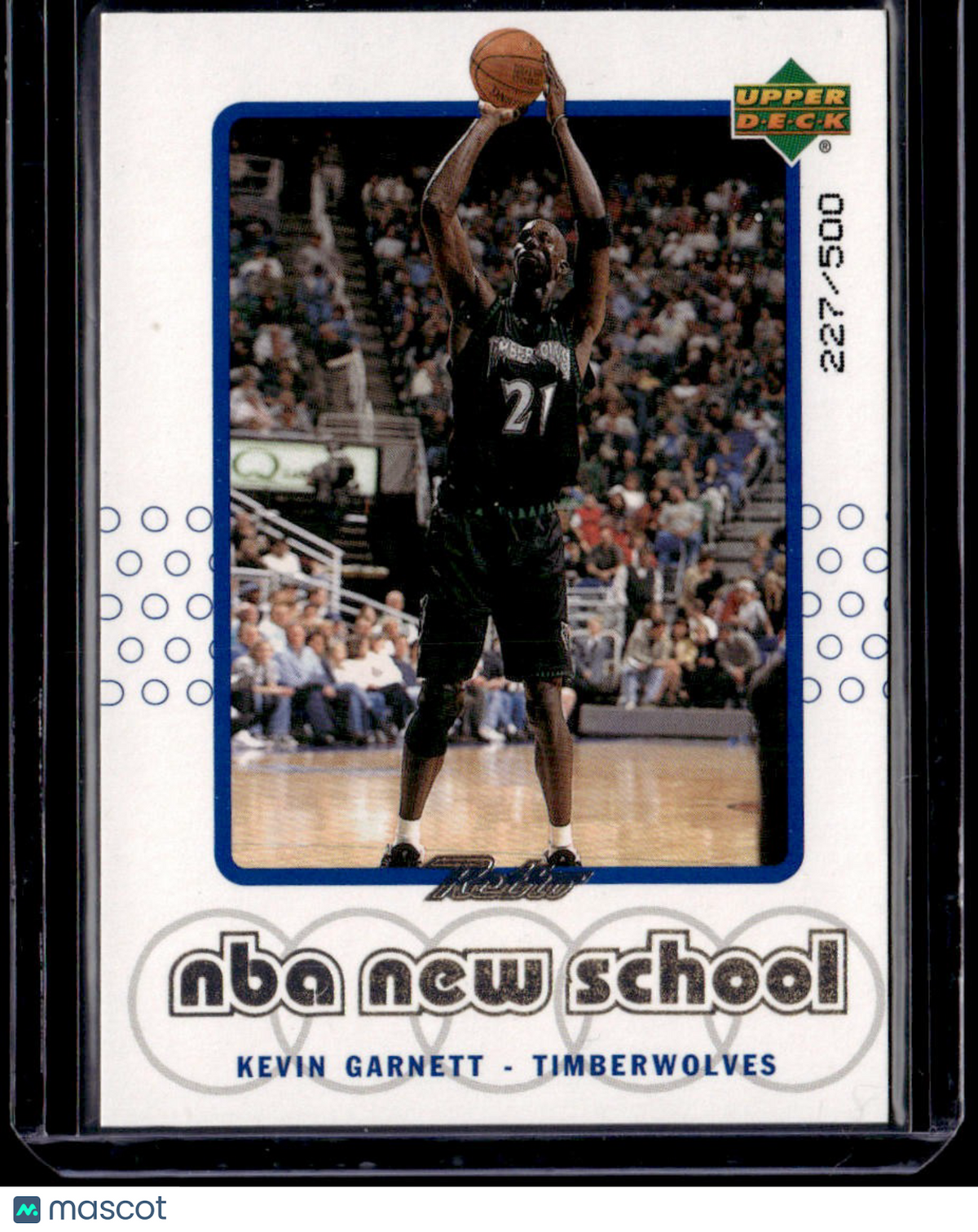 1999-00 Upper Deck Retro Kevin Garnett Old School/New School Parallel #/500