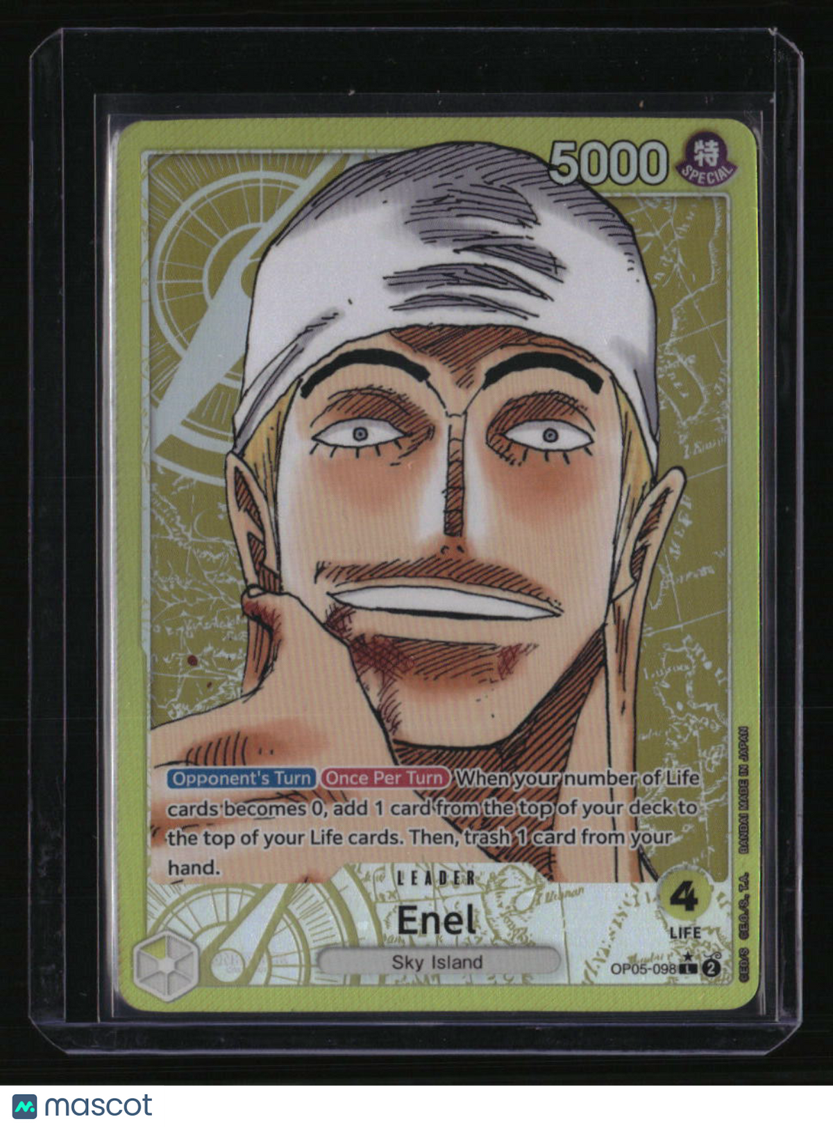 Awakening of the New Era Enel (098) (Alternate Art)