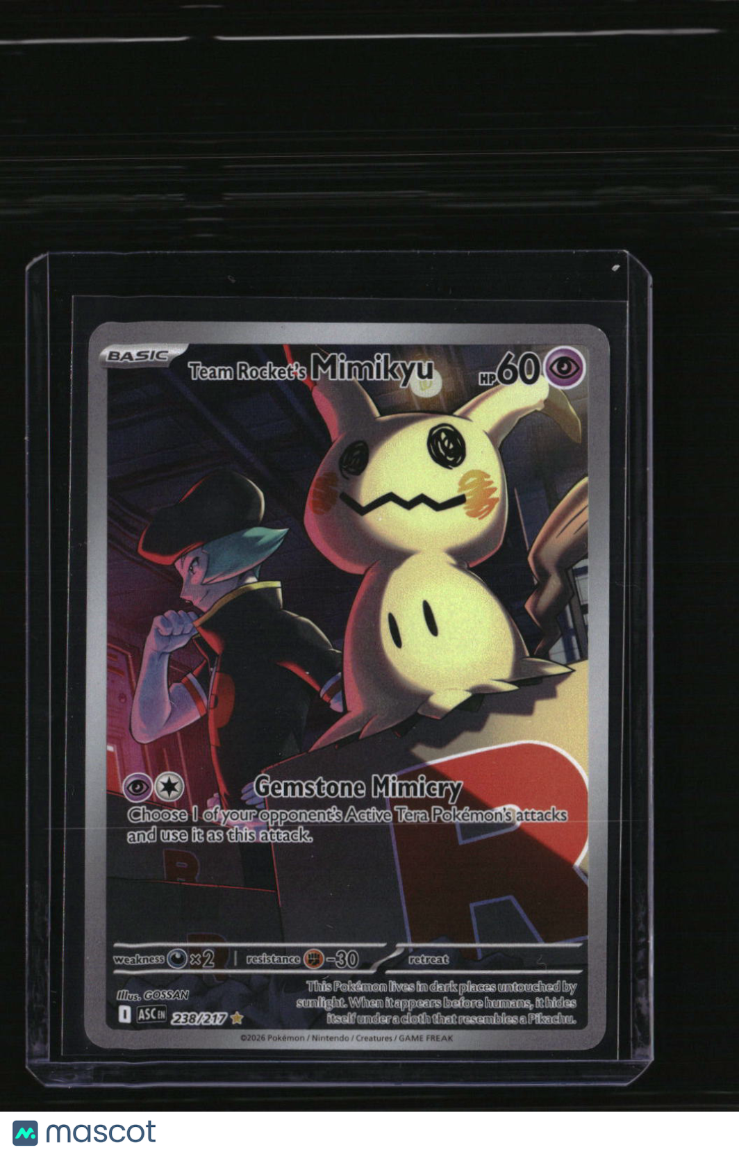 ME: Ascended Heroes Team Rocket's Mimikyu