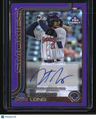 2025 Topps Pro Debut Jonathon Long Base Autographs Purple Foil #/299