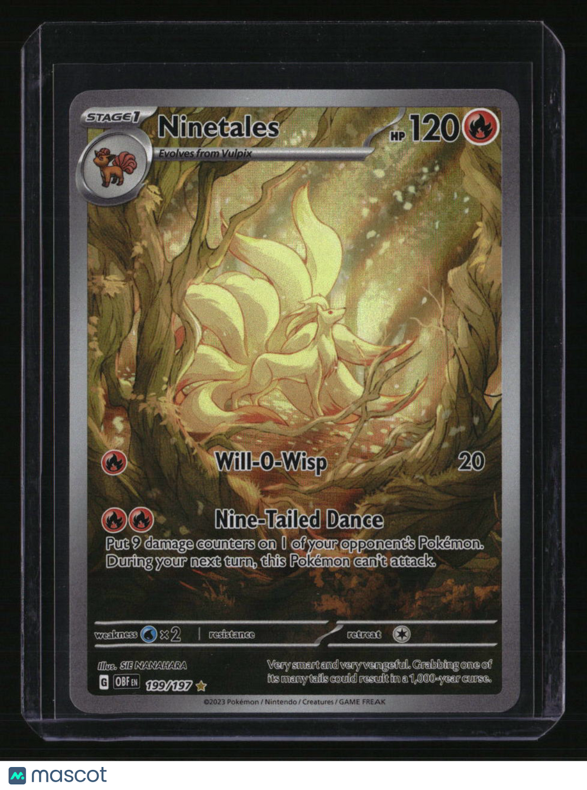 SV03: Obsidian Flames Ninetales -199/197