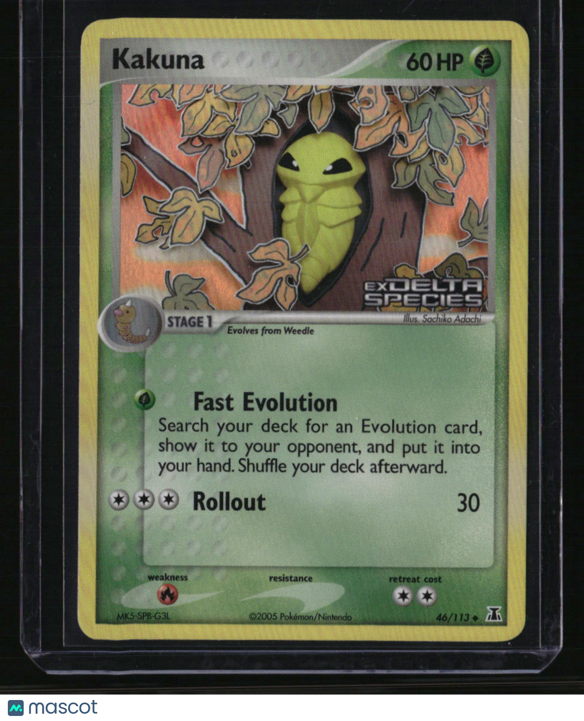 EX Delta Species Kakuna Reverse Holo
