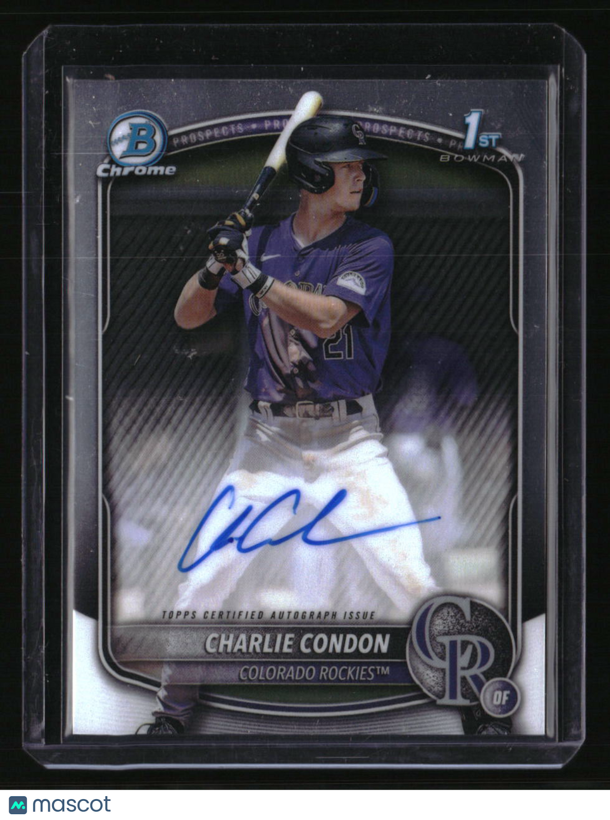 2025 Bowman Charlie Condon Chrome Prospect Autographs