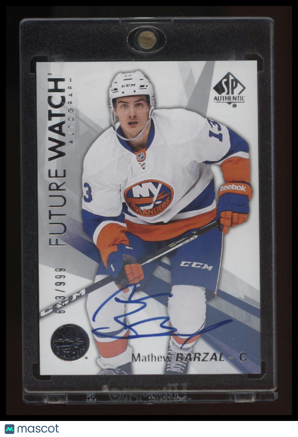 2016-17 SP Authentic Mathew Barzal #/999