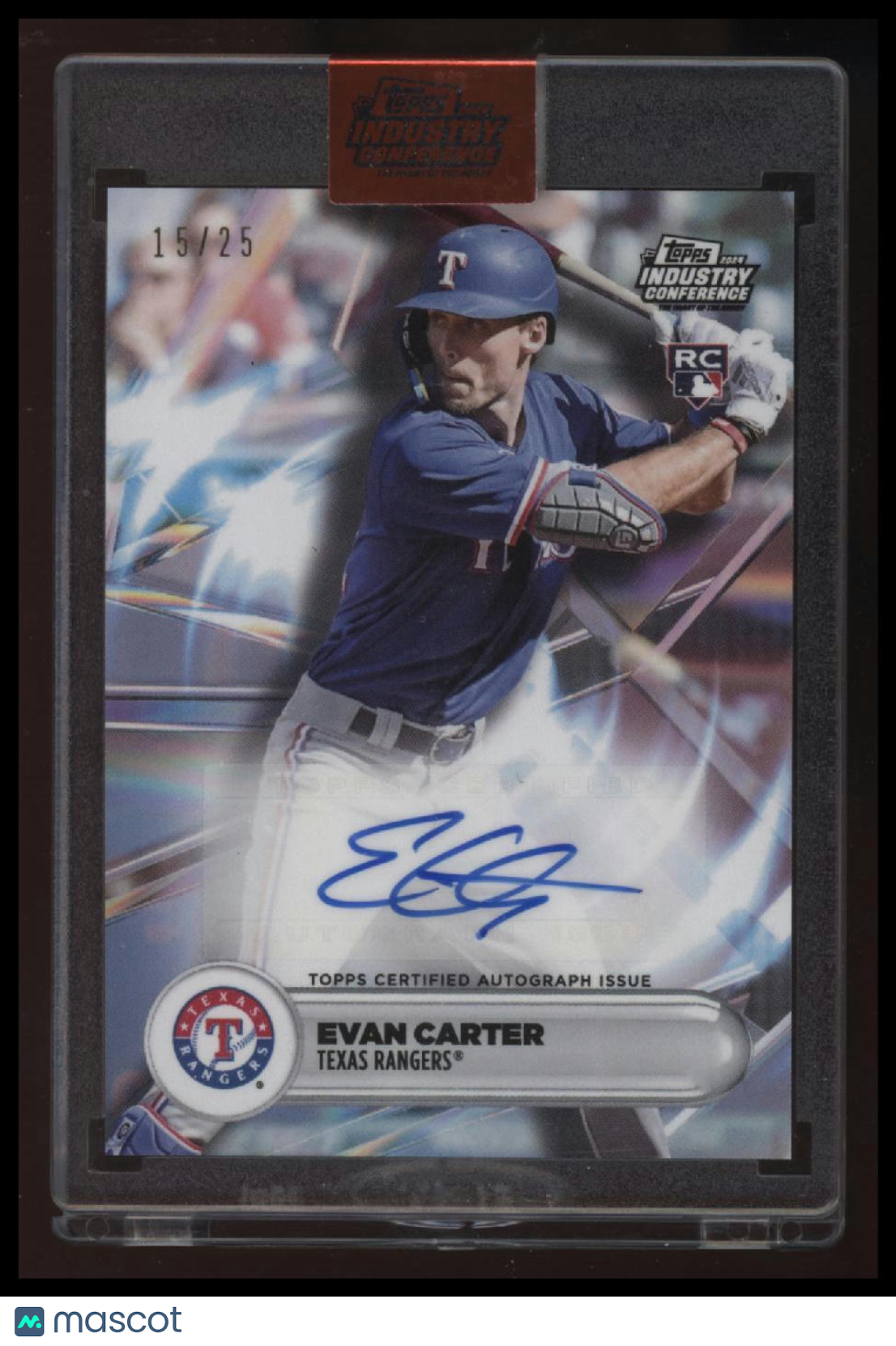 2024 Topps Industry Conference Evan Carter Auto /25