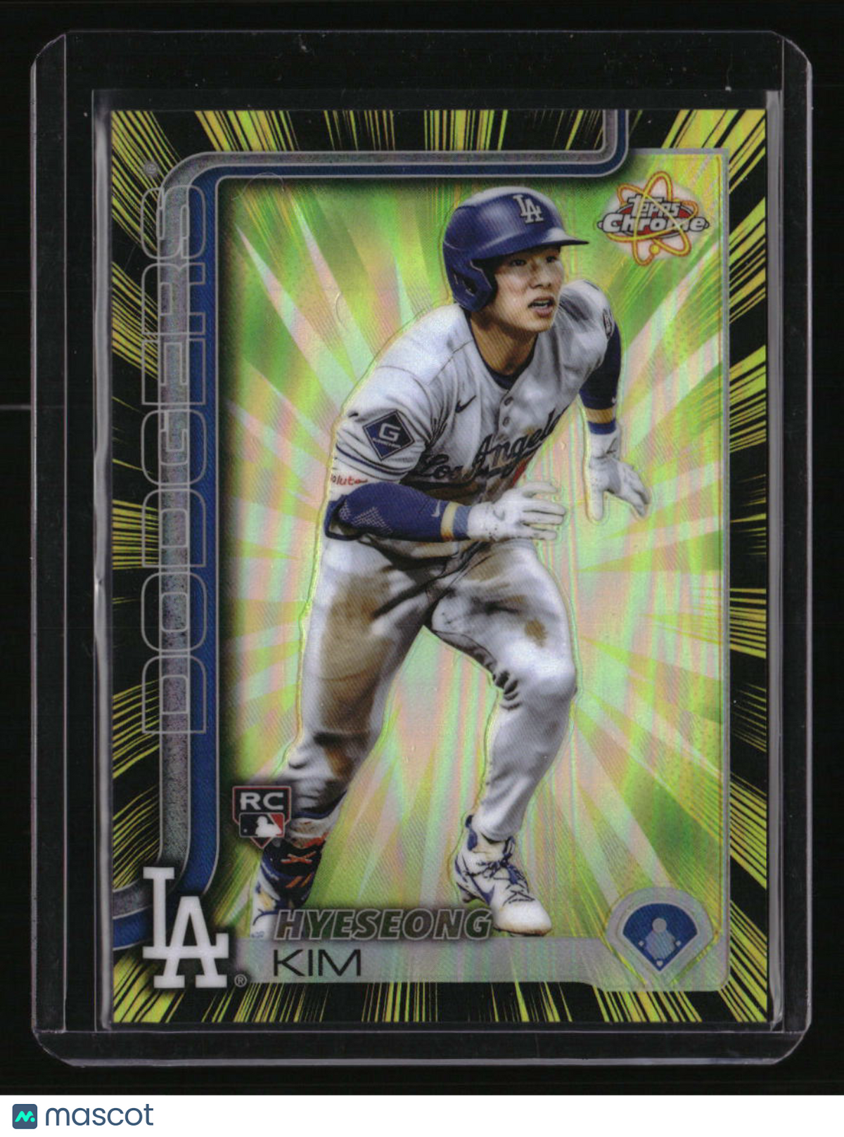 2025 Topps Chrome Update Hyeseong Kim Radiating Rookies